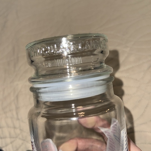 🏡VINTAGE 1980 M&M's GLASS LA OLYMPIC COMMITTEE JAR - Picture 6 of 7